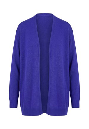 Ulla Popken, OPEN SHAPE RELAXED FIT CARDIGAN - Strickjacke - blue violet