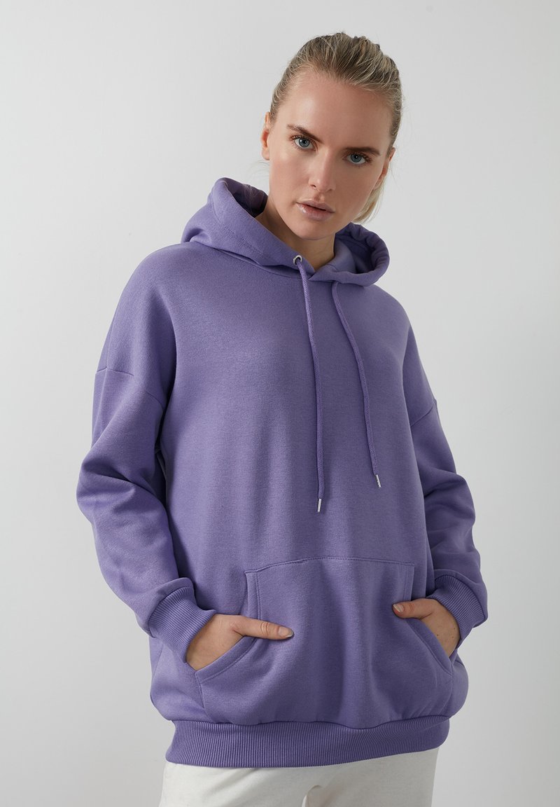 LELA Mikina s kapucňou - lilac