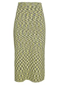 Weekday A-linjainen hame - neon yellow