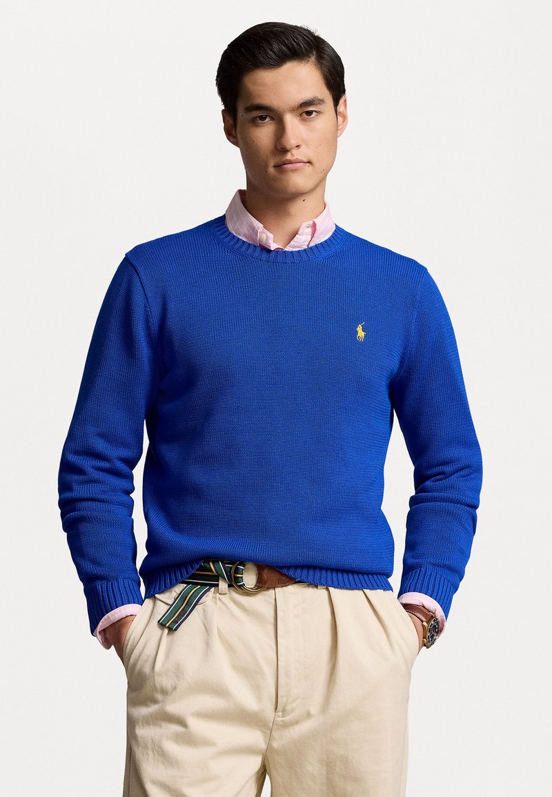 Polo Ralph Lauren COTTON CREWNECK SWEATER - Džemperis - sapphire star