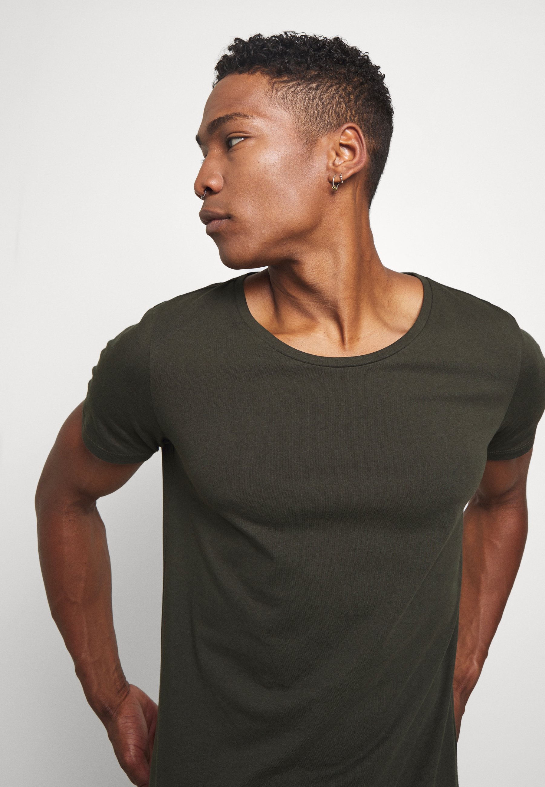 Lee SHAPED TEE T shirts serpico green Zalando.no Lee SHAPED TEE - T-shirts - serpico green