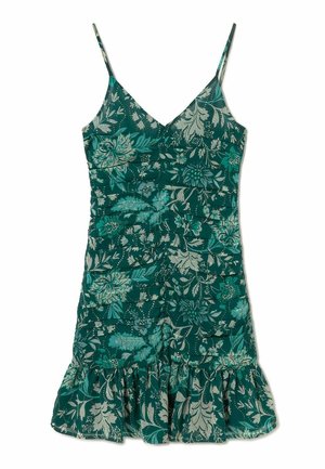 Brownie, VESTIDO MINI LENTEJUELAS - Vestido informal - verde esmeralda