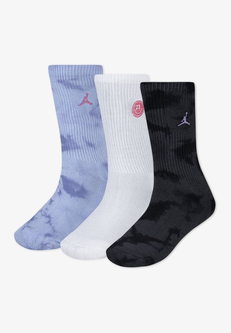 Jordan 3 PACK - Sokker - light blue/white/black