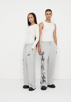 YOURTURN by Zalando, UNISEX - Долнище на анцуг - mottled light grey
