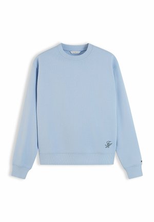 Tommy Hilfiger, TOMMY HILFIGER TONAL LOGO CREW NECK SWEATSHIRT - Sweatshirt - sky blue