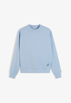 Tommy Hilfiger, TOMMY HILFIGER TONAL LOGO CREW NECK SWEATSHIRT - Sweatshirt - sky blue
