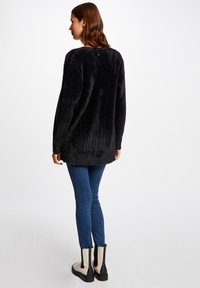 Morgan LONG FLUFFY  - Strickjacke - black