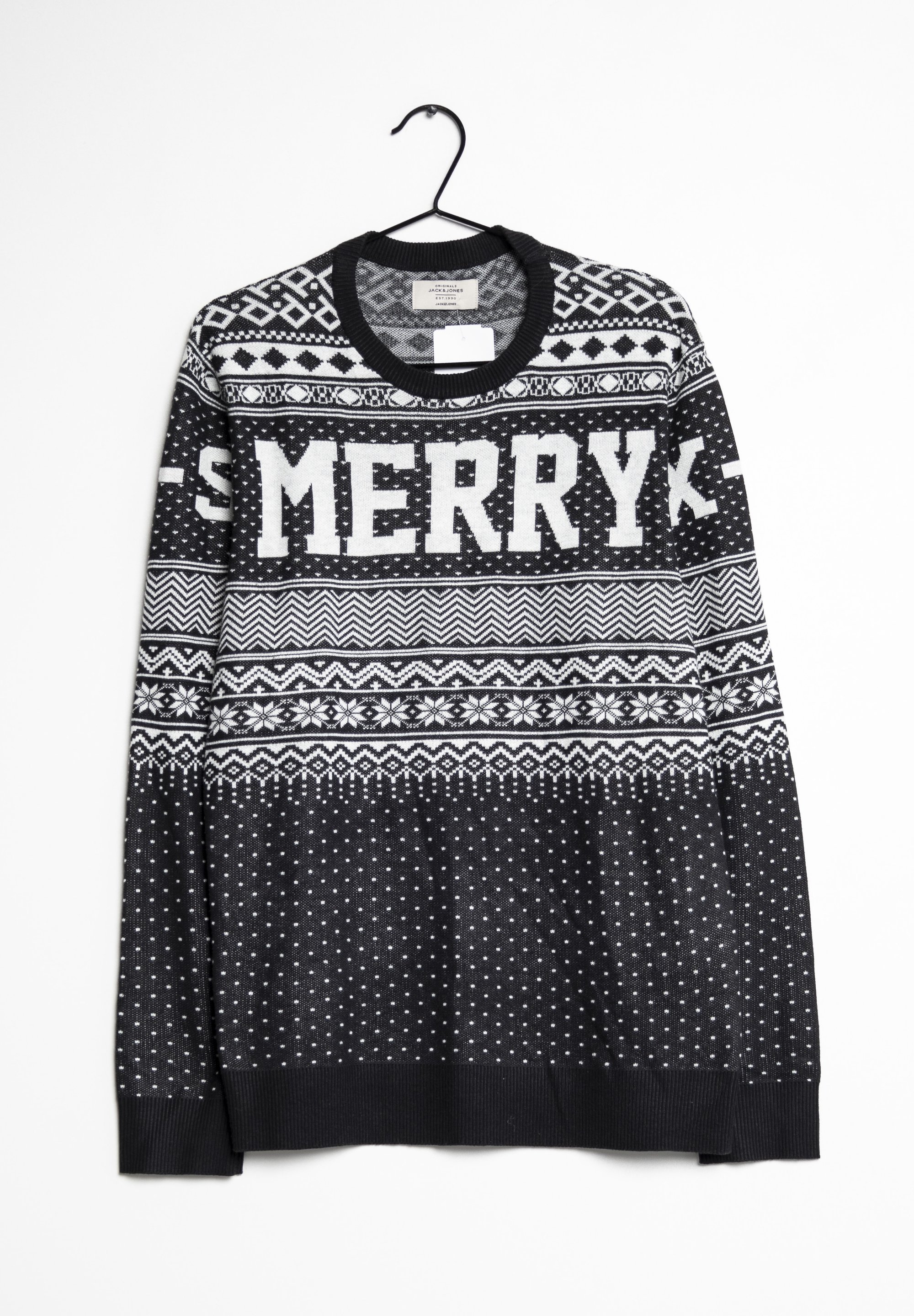 Jack u0026 Jones Pullover - black/noir - (Seconde main) - ZALANDO.FR