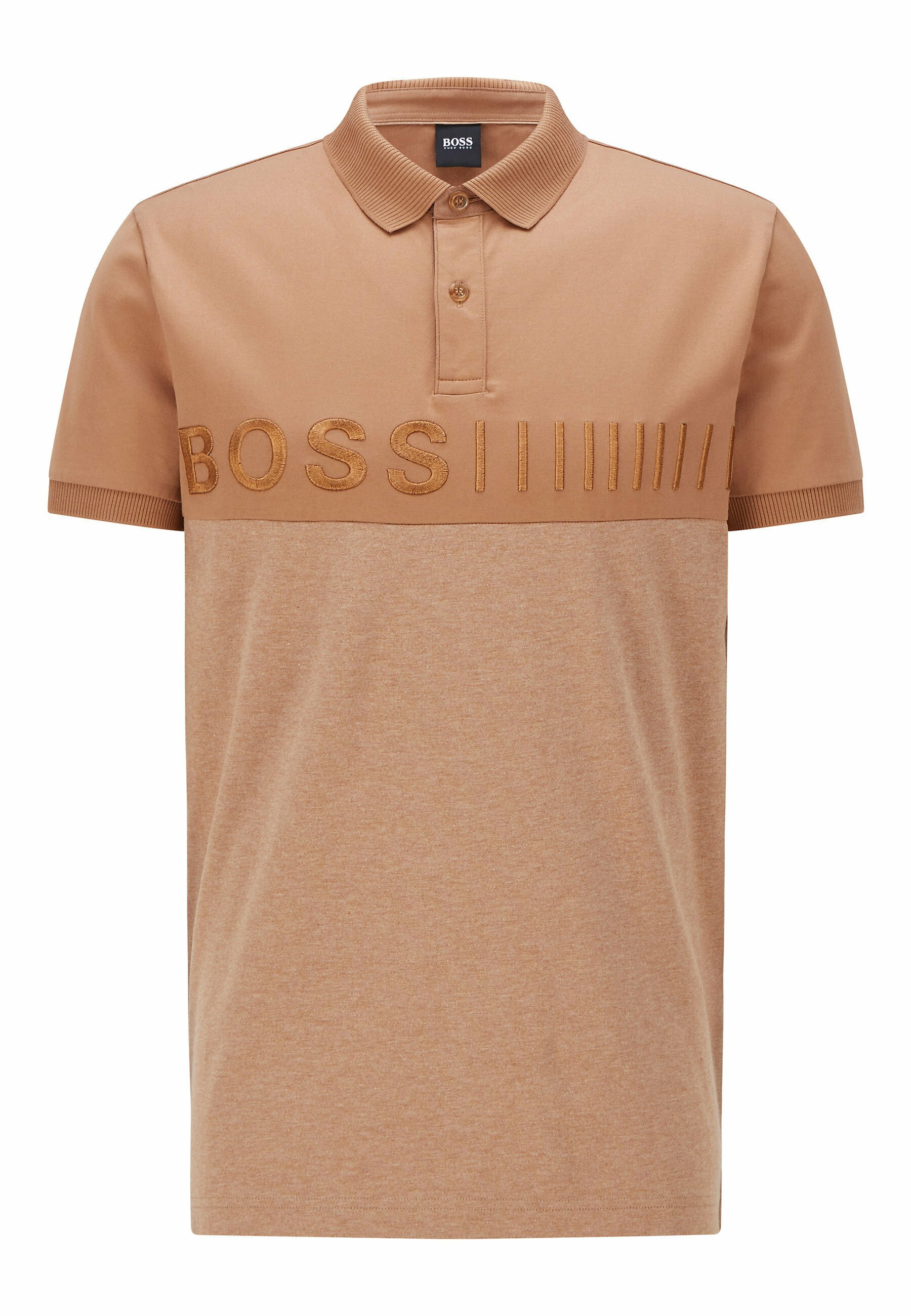 BOSS PAVEL - Polo shirt - brown 