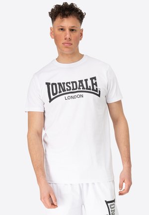 NORMALE PASSFORM FULWOOD - Print T-shirt - white black
