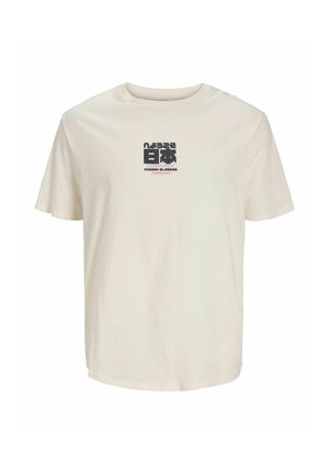 PLUS SIZE - T-shirts print - egret