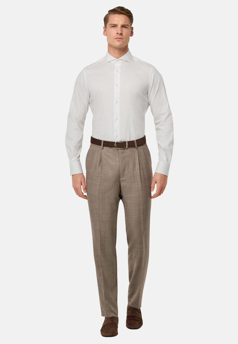 Boggi Milano BOGGI MILANO SLIM FIT STRETCH COTTON AND NYLON SHIRT