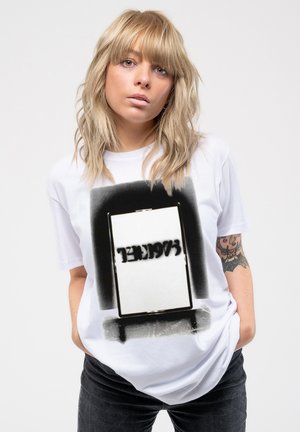 TOUR BOYFRIEND FIT - Print T-shirt - white