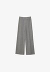 WITH SEAM DETAIL - Trousers - dark grey