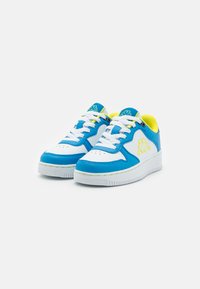 Kappa UNISEX - Joggesko - white/azure dark/green