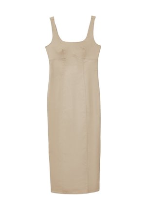 Calliope, ABITO TINTA UNITA - Tubino - beige medio