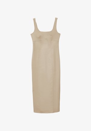 Calliope, ABITO TINTA UNITA - Tubino - beige medio