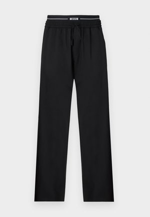 MSGM PANTS - Stoffhose - black