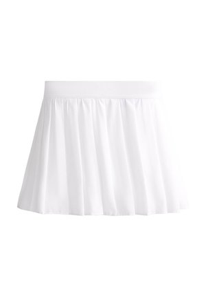 OYSHO PLEATED COMPRESSIVE - Športno krilo - white