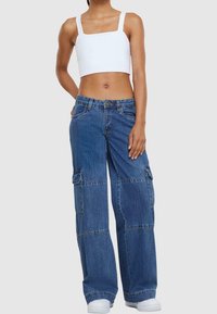 Urban Classics Džíny Relaxed Fit - light blue