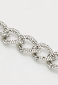 Lauren Ralph Lauren PAVE CURB LINK FLEX - Bracelet - silver-coloured