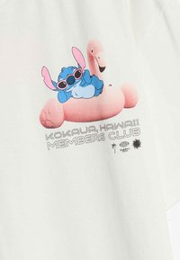 Marks & Spencer FLAMINGO STITCH GRAPHIC - Camiseta estampada - ivory