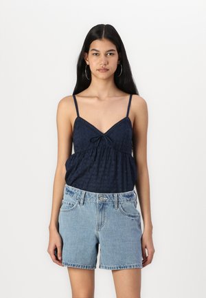 Easy Babydoll Top - Topp - navy