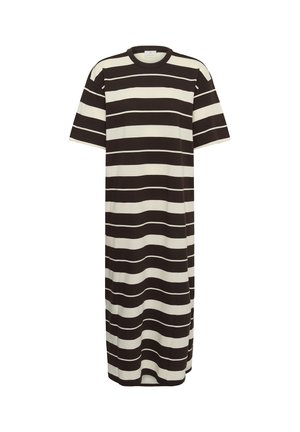 Kaffe, KAWINNY - Robe t-shirt - coffee bean turtledove stripe
