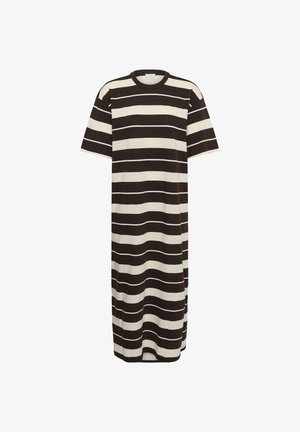 Kaffe, KAWINNY - Robe t-shirt - coffee bean turtledove stripe