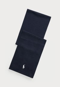 COMBED COTTON SCARF - Bufanda - navy heather/cream