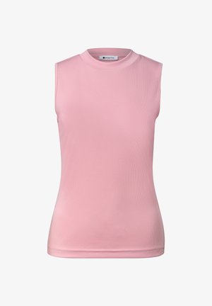 Street One, SILK-LOOK TOP WITH TURTLENECK - Top - vintage blush