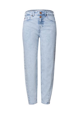 Street One Studio, HIGH WAIST BARREL LEG JEANS IM LOOSE FIT - Jeans Tapered Fit - bleached wash