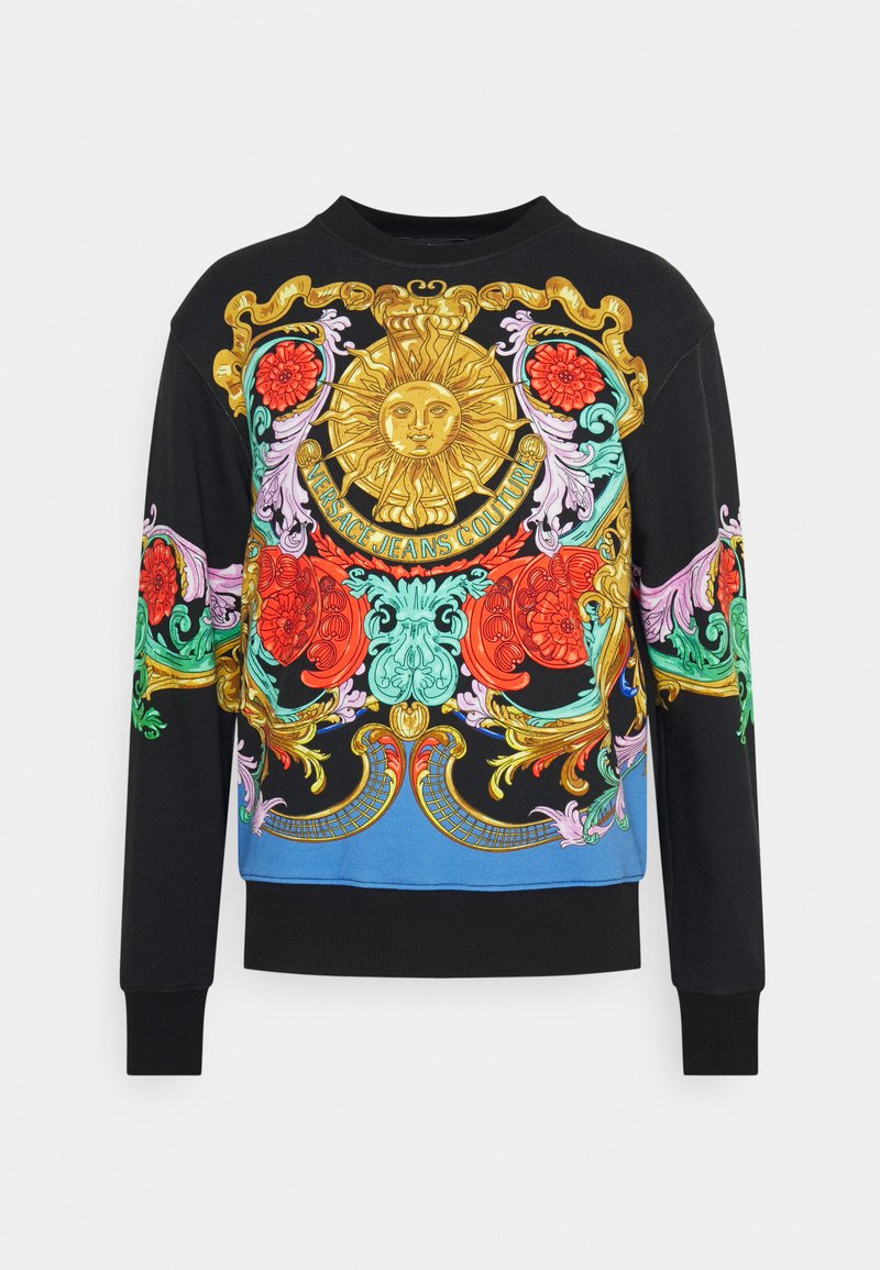 Herren Kapuzenpullover | Versace Jeans Couture PANEL SUN BAROQUE Sweatshirt black/gold coloured/schwarz - GT89409 Herren Kapuzenpullover | Versace Jeans Couture PANEL SUN BAROQUE Sweatshirt black/gold coloured/schwarz - GT89409