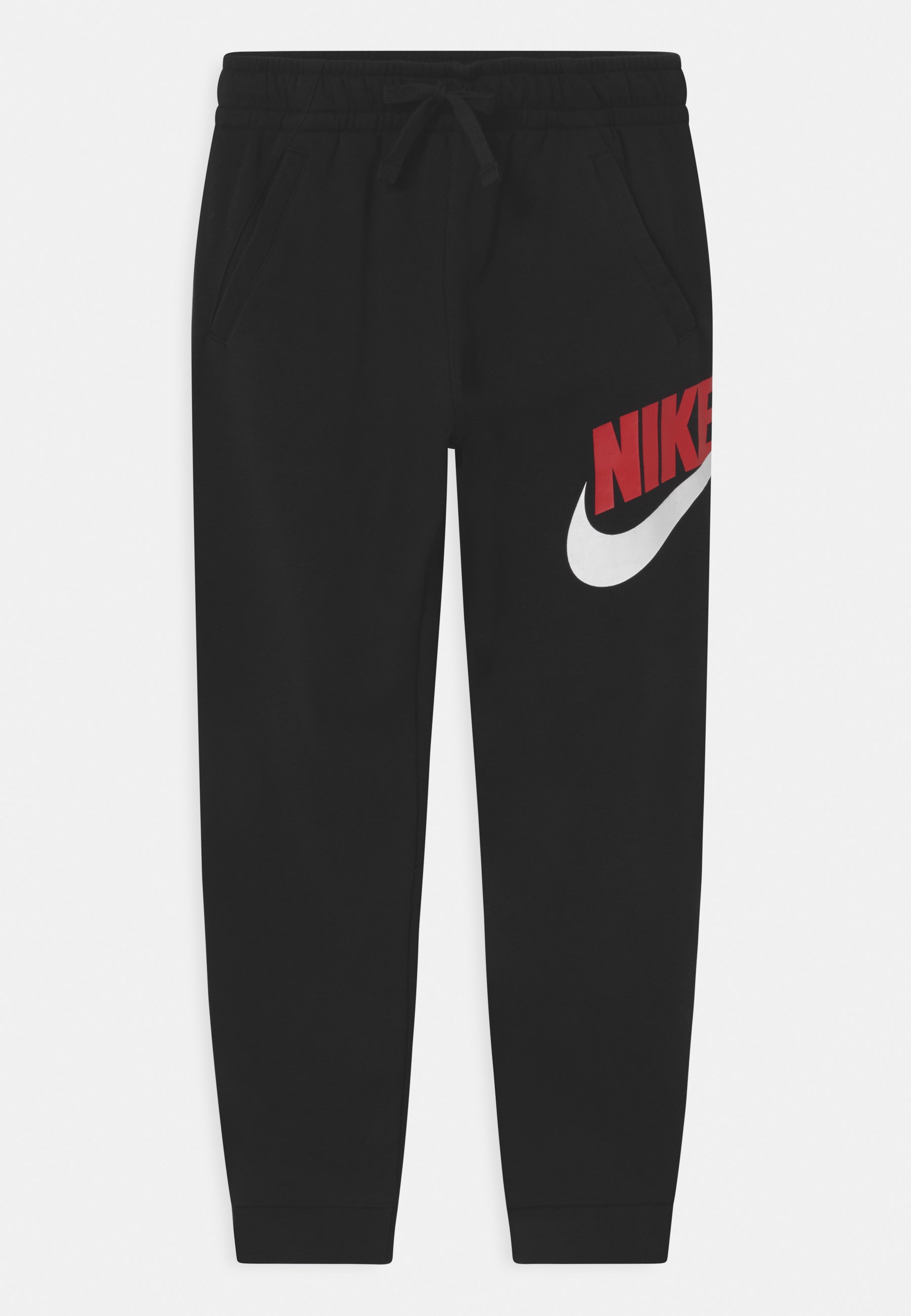 nike black and red tracksuit bottoms