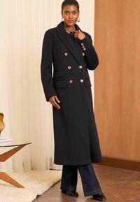 Love & Roses DOUBLE BREASTED HOURGLASS LONGLINE-REGULAR FIT - Klassisk kappa / rock - navy blue