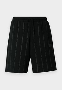 EA7 Emporio Armani TRAIN GRAPHIC MONOGRAM - Dresside alumine osa - black/white