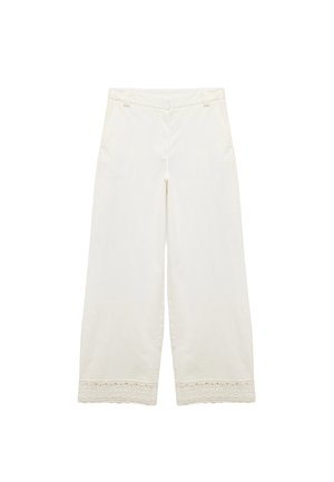 Koton, WIDE  - Pantalon classique - white