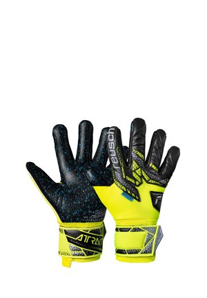 ATTRAKT FUSION GUARDIAN  - Torwarthandschuh - safe yell silver black