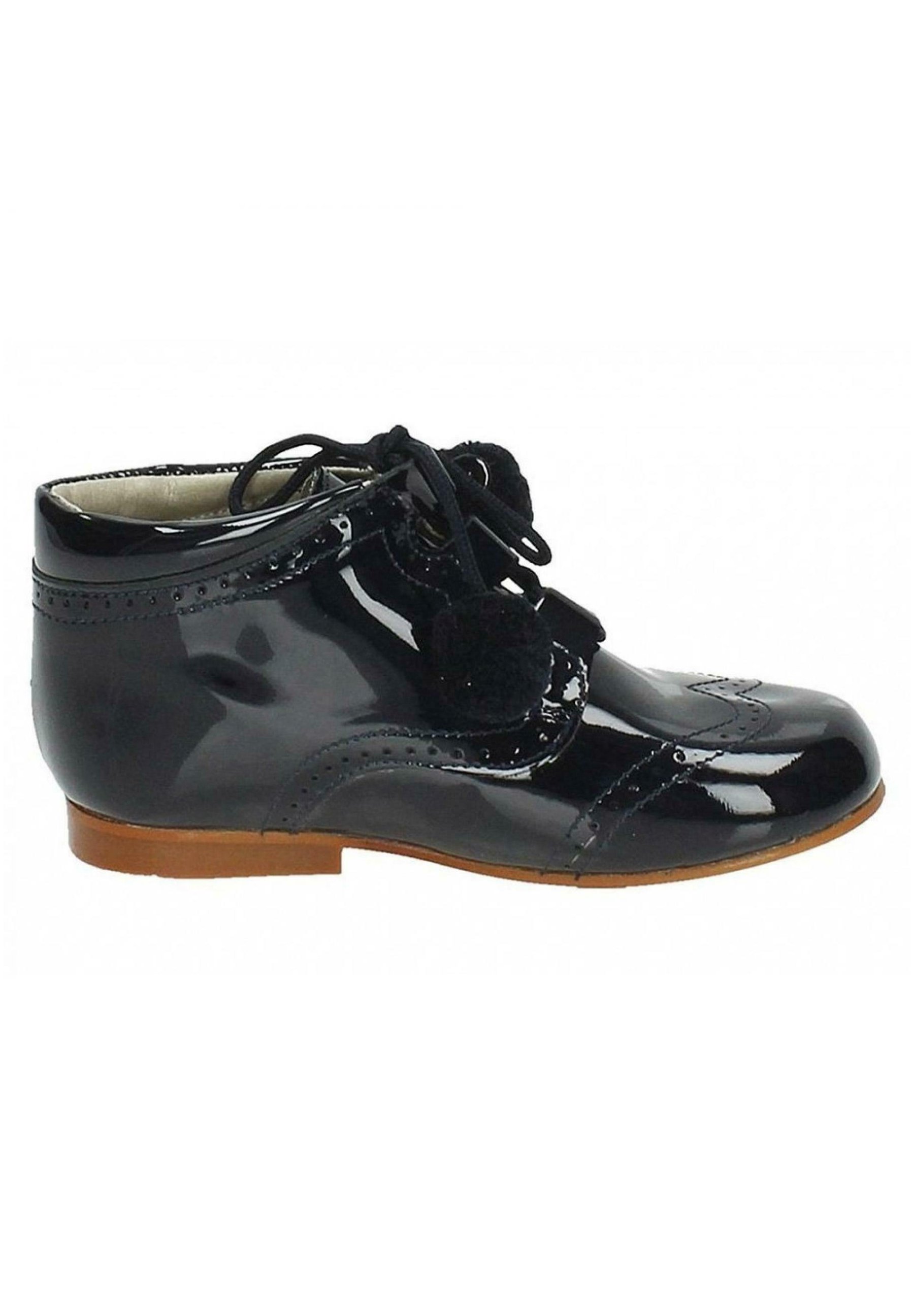 Colores INGLESITA CON POMPONES - Zapatos de bebé - charol marino/azul  marino - Zalando.es