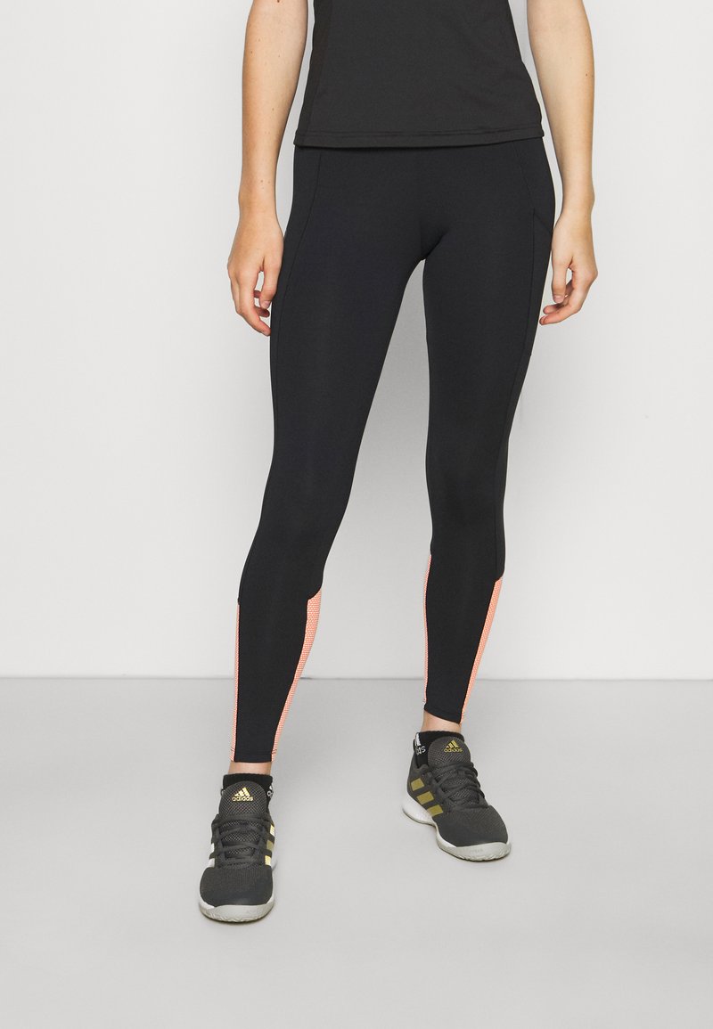 Damen Sportbekleidung | Endless MALLAS LIFT Tights black/orange/white/schwarz - ZQ60597 Damen Sportbekleidung | Endless MALLAS LIFT Tights black/orange/white/schwarz - ZQ60597
