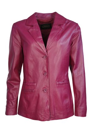 Veste en cuir - cyclam