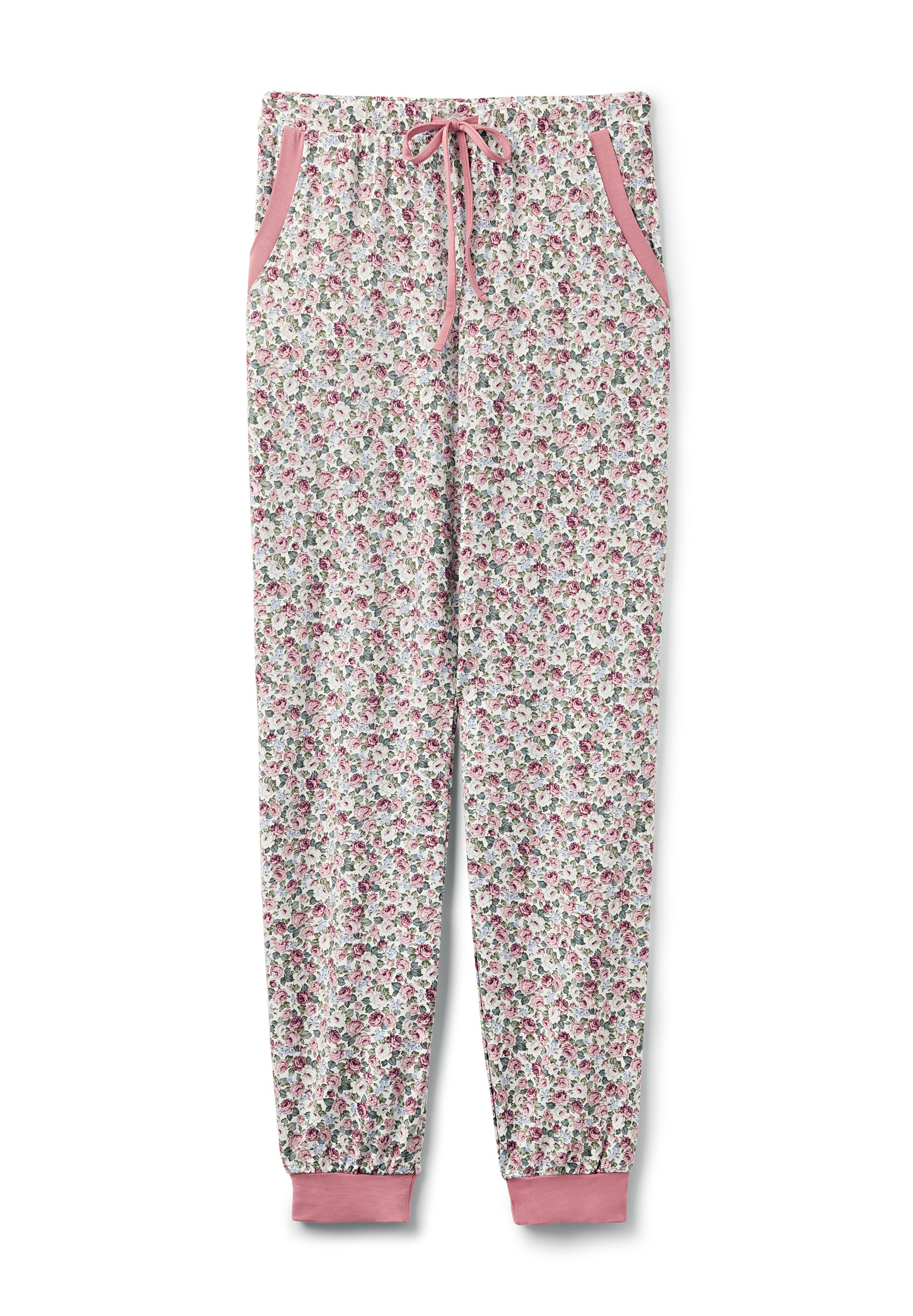 intimissimi パンツ Bas de pyjama en modal PRETTY FLOWERS Pretty Flowers Full-length Modal Trousers with Frills