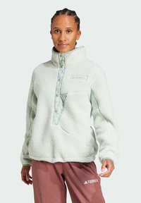 Adidas Terrex XPLORIC HIGH PILE - Fleece trui - linen green