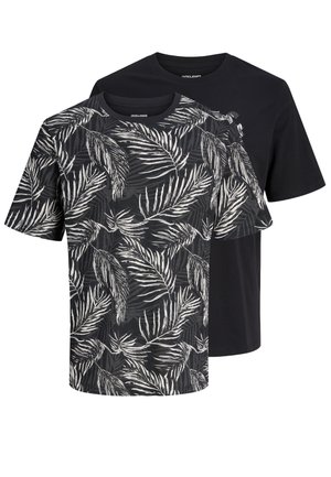 Jack & Jones, JJEJEFF TEE 2 PACK - T-shirt imprimé - black