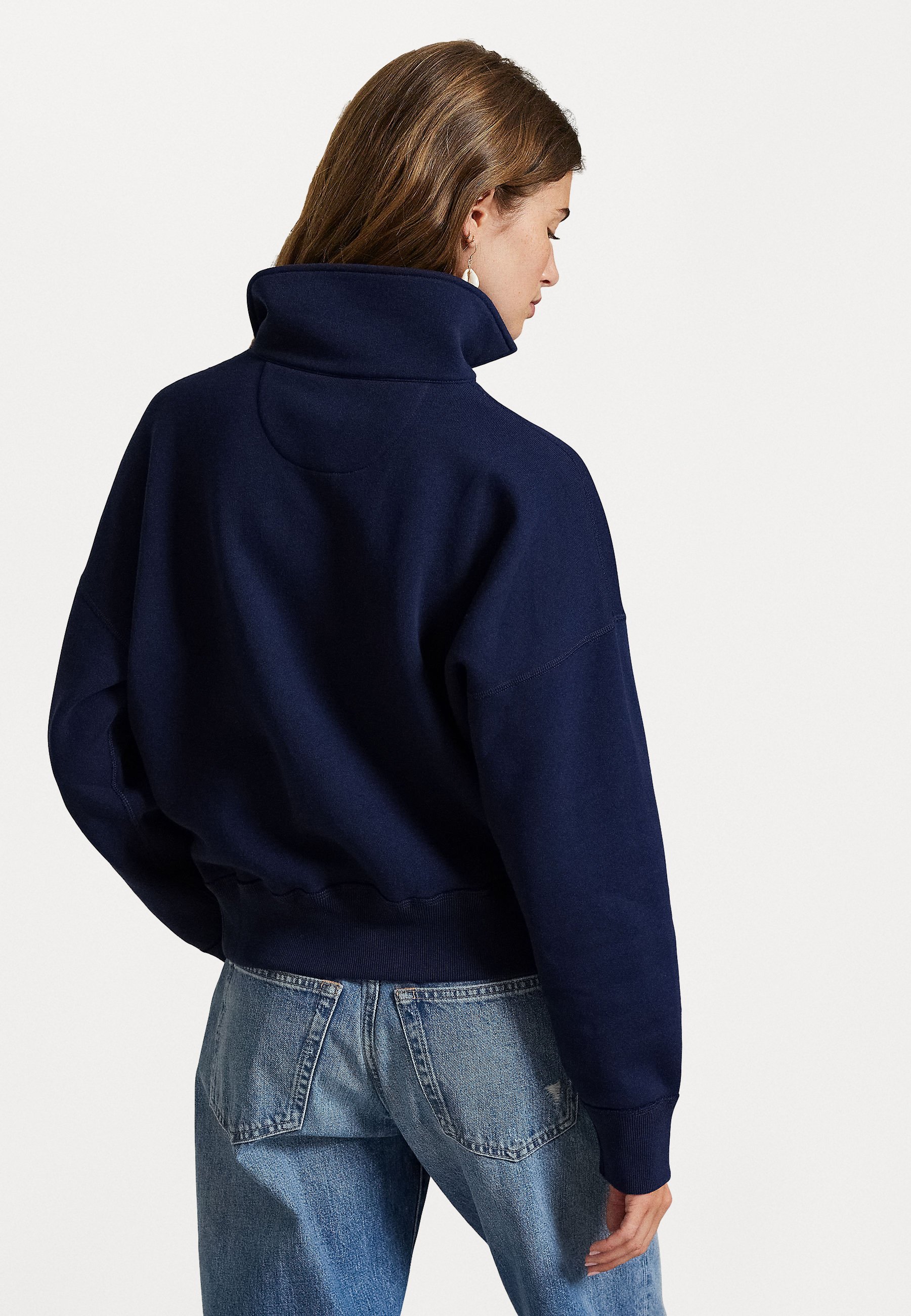 Polo Ralph Lauren FLEECE QUARTER-ZIP - Sweatshirt - cruise navy