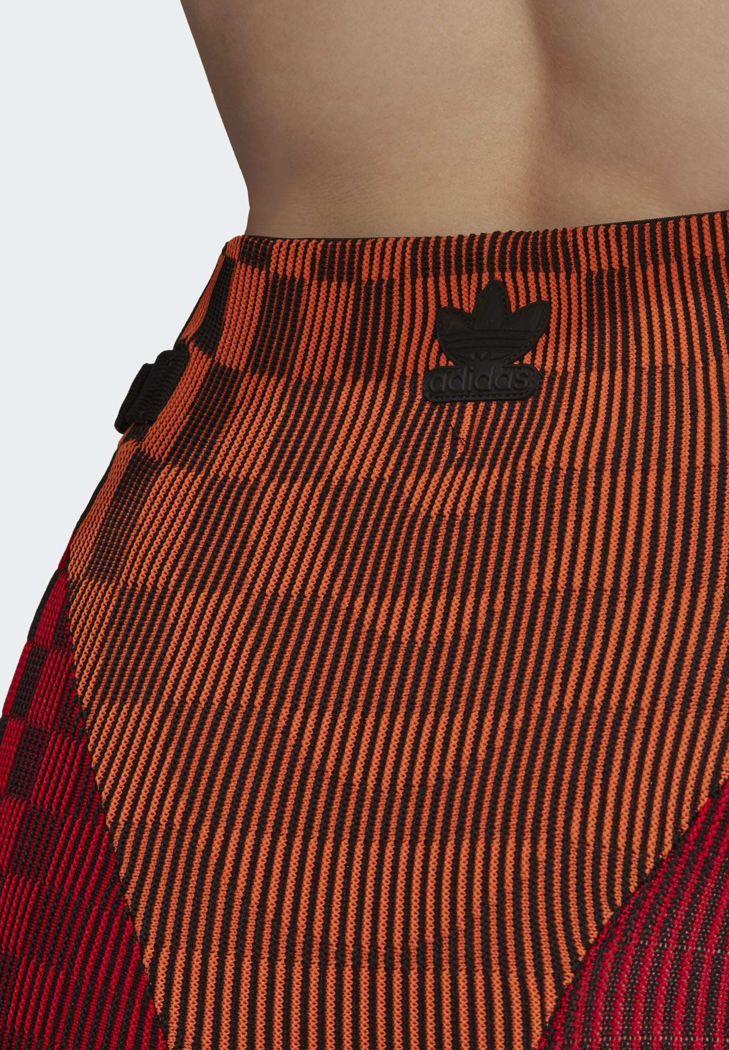 adidas Originals PAOLINA RUSSO COLLAB SPORTS INSPIRED SLIM TIGHTS - Leggings  - Trousers - energy orange/black/scarlet/orange - Zalando.co.uk