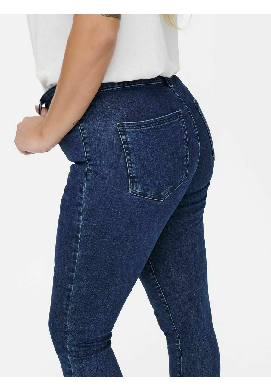 ONLY Carmakoma WILLY - Jeans Skinny Fit - dark blue denim/dark-blue denim -  Zalando.de