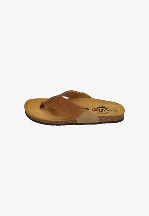 PLAKTON, T-bar sandals - roble