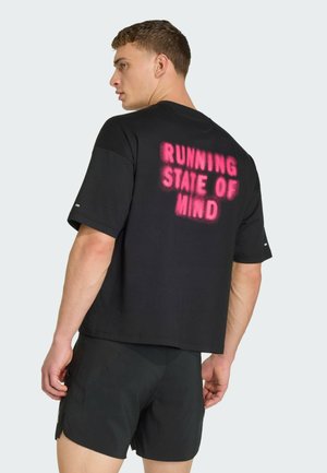 ADI365 TEE - Camiseta estampada - black   shock pink