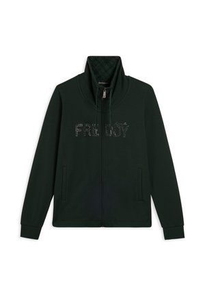 TURTLENECK - Felpa con zip - green